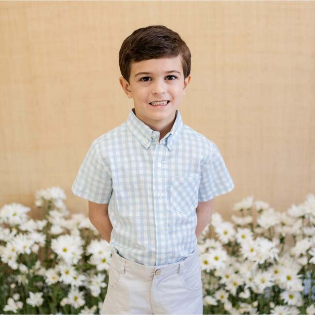 Gary Boy Button Down, Blue - Button Downs - 6