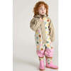 Tree Print Rain Coverall Jumpsuit, Beige - Raincoats - 6