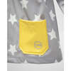 Stars Print Rain Worker Jacket, Yellow - Raincoats - 4