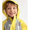 Stars Print Rain Coverall Jumpsuit, Yellow - Raincoats - 6