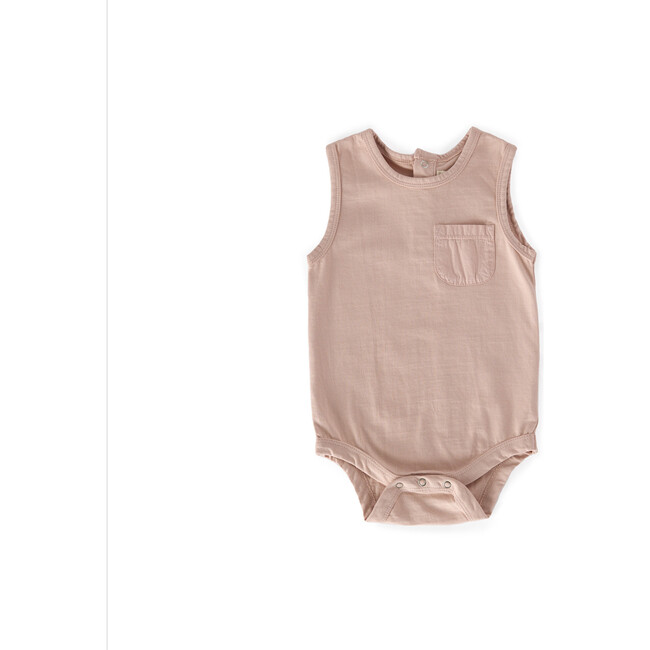 Vintage Washed Tank One-Piece, Soft Peony