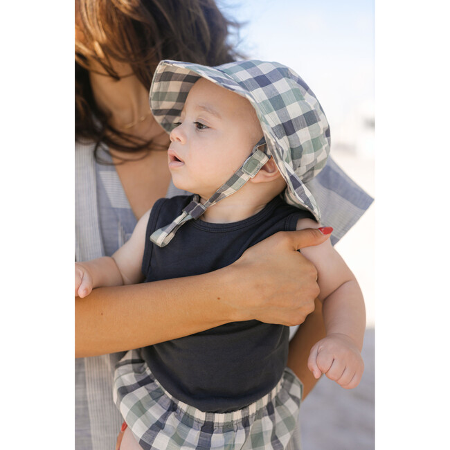 Vintage Washed Tank One-Piece, Ink Blue - Onesies - 2