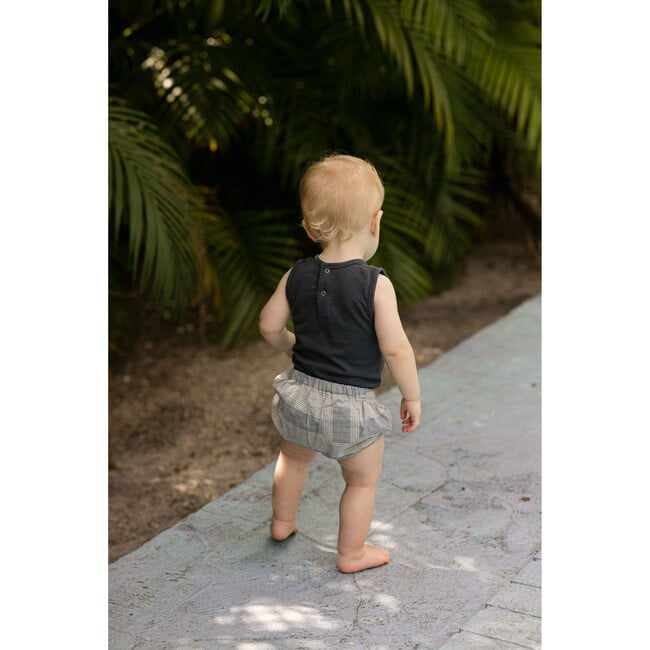 Vintage Washed Tank One-Piece, Ink Blue - Onesies - 4