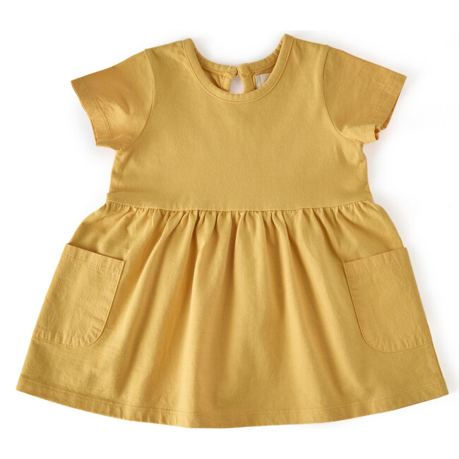 Playground Empire Waist 2-Pocket Dress, Soft Marigold