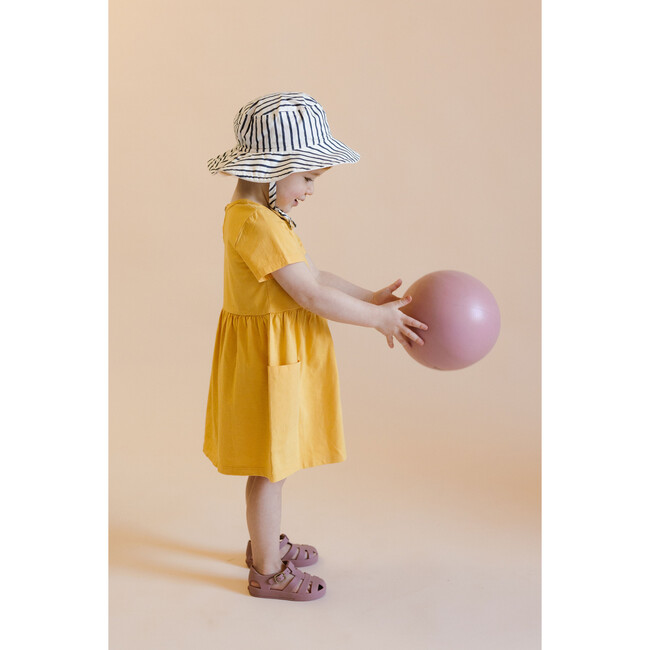 Playground Empire Waist 2-Pocket Dress, Soft Marigold - Dresses - 3