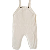 Organic Cotton Baby Gift Overalls, Cream - Overalls - 1 - thumbnail