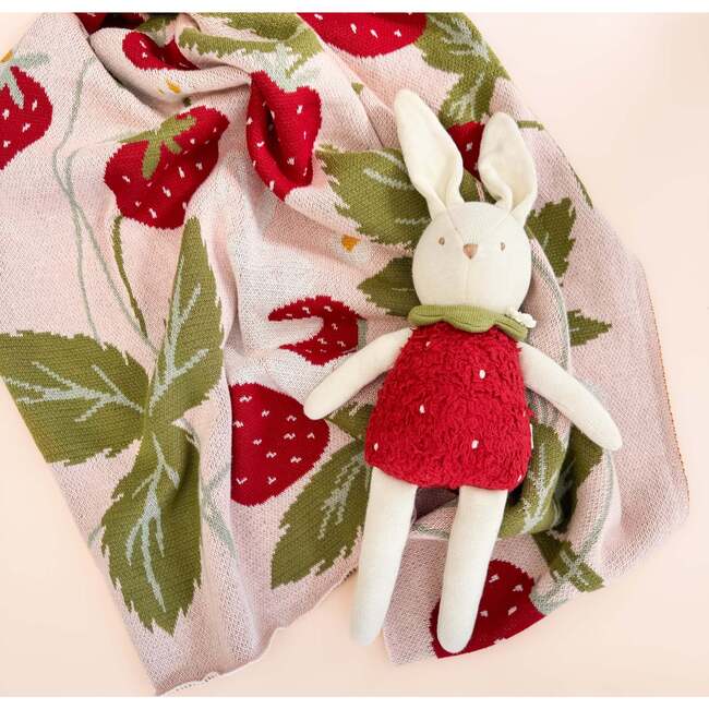 Bailey Bunny Strawberry Plushie Baby Kid Animal Stuffed Toy - Plush - 2