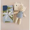 Blueberry Bear Bee Organic Cotton Blanket - Blankets - 3