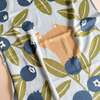 Blueberry Bear Bee Organic Cotton Blanket - Blankets - 4