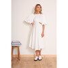 Women's Selma 3-Quarter Lantern Sleeve Midi Dress, White - Dresses - 2