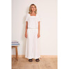 Women's Paloma Mid-Rise Waist Loose-Fit Pant, White - Pants - 3
