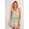 Women's Yandra Woven Floral Embroidered Tank, Green - Blouses - 5