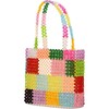 Color Block Beaded Bag - Bags - 2