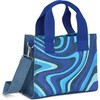 Blue Swirl Denim Crossbody Bag - Bags - 1 - thumbnail