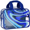 Blue Swirl Cosmetic Trio - Bags - 1 - thumbnail