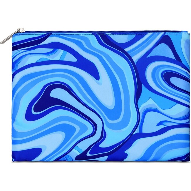 Blue Swirl Cosmetic Trio - Bags - 3