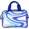 Blue Swirl Cosmetic Trio - Bags - 4