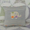 Elephant with Spots Pillow, Grey Multi - Pillows - 2