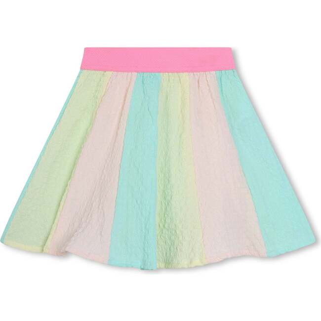 Striped Pastel Skirt, Multicolor