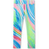 Striped Leggings, Multicolor - Leggings - 1 - thumbnail