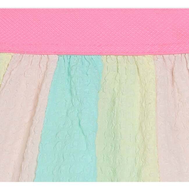 Striped Pastel Skirt, Multicolor - Skirts - 2