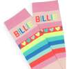 Striped Logo High Socks, Pink - Socks - 4