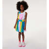 Striped Crepe Dress, Multicolor - Dresses - 2