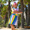 Striped Crepe Dress, Multicolor - Dresses - 3