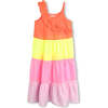 Sleeveless Ruffle Dress, Multicolor - Dresses - 1 - thumbnail