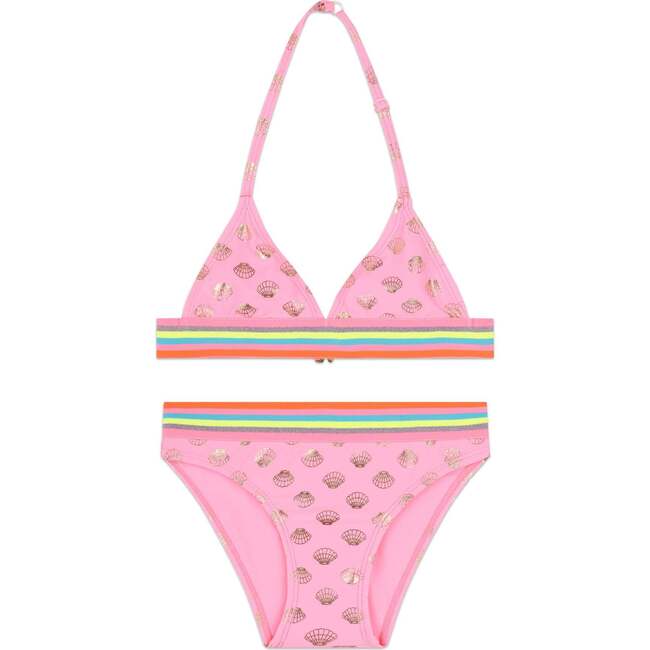 Seashell Print Bikini, Pink