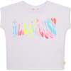 Rainbow Logo T-Shirt, White - T-Shirts - 1 - thumbnail