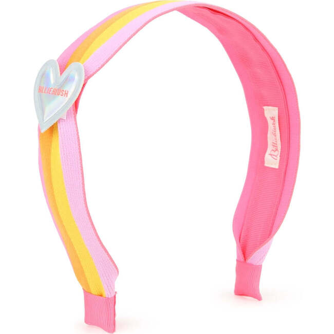Rainbow Heart Headband, Multicolor