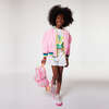 Logo See Through Backpack, Pink - Backpacks - 3