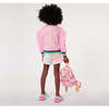 Logo See Through Backpack, Pink - Backpacks - 4