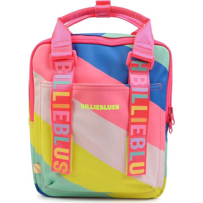 Logo Buckle Backpack, Multicolor