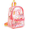 Logo See Through Backpack, Pink - Backpacks - 6