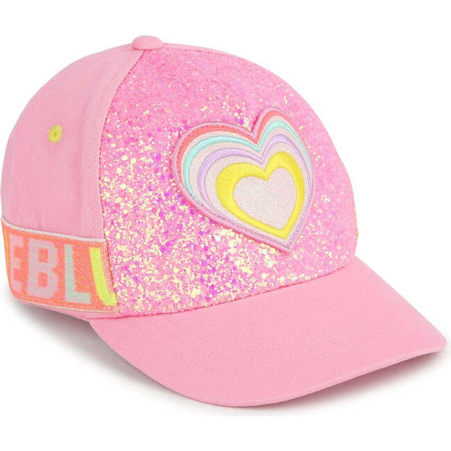 Heart Logo Cap, Pink