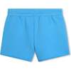 Heart Graphic Shorts, Blue - Shorts - 3