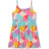 Cloud Print Sleeveless Dress, Multicolor - Dresses - 2