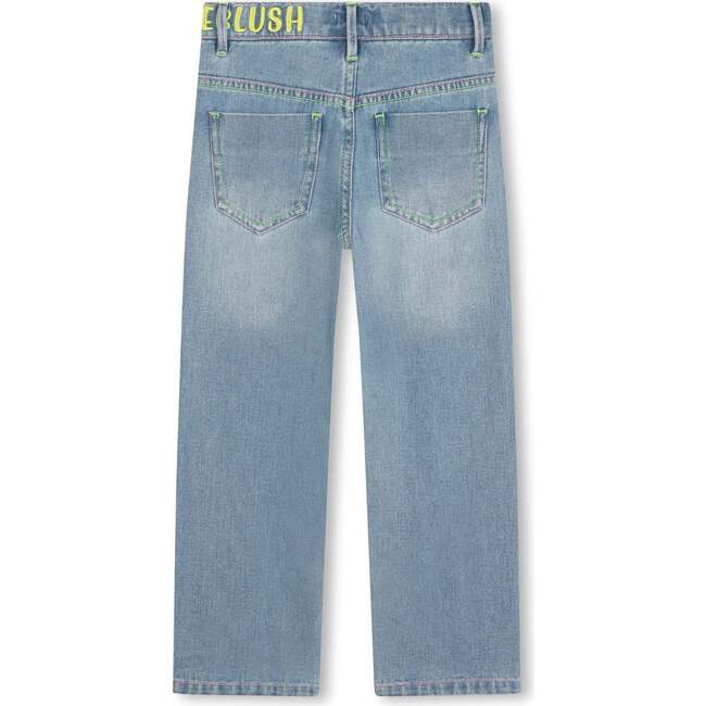 Denim Logo Jeans, Blue - Jeans - 3