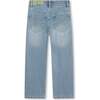 Denim Logo Jeans, Blue - Jeans - 3