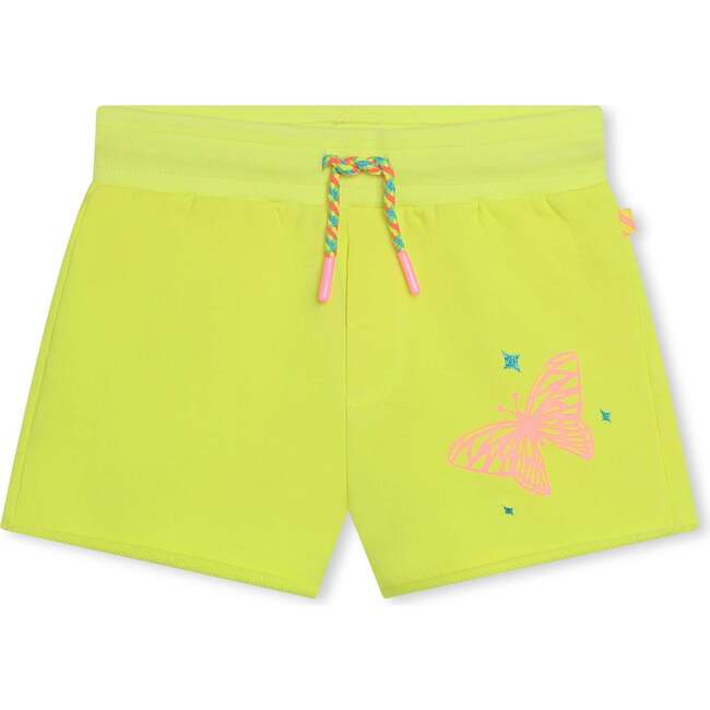 Butterfly Graphic Shorts, Green
