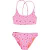 Waverly Floral Reversible Bikini, Lilac & Multicolors - Two Pieces - 2