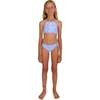 Sunray Print Cut-Out 2-Piece Bikini, Crystal Blue - Two Pieces - 2