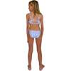 Sunray Print Cut-Out 2-Piece Bikini, Crystal Blue - Two Pieces - 3