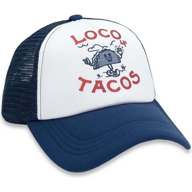 Loco 4 Tacos Hat, Navy & White