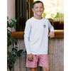 Double Check Print Drawstring Volley Trunk, Chili Pepper - Swim Trunks - 4