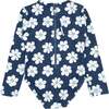 Baby Wave Chaser Long Sleeve Surf Suit, Navy - One Pieces - 3