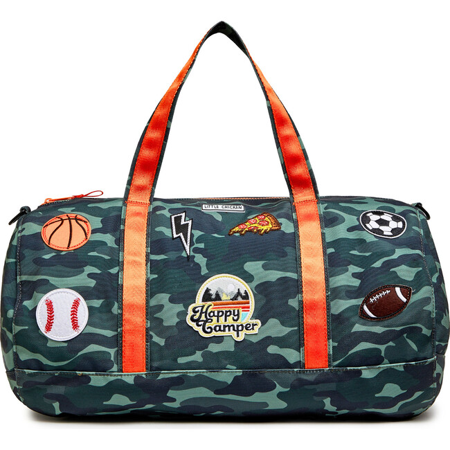 Duffle Bag With Patches, Camo