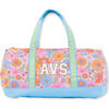 Duffle Bag With Initial Patches, Floral - Bags - 1 - thumbnail